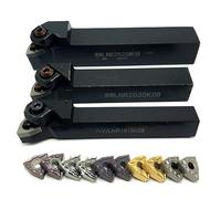 WWLNR1616H08 Portaherramientas de torneado externo for inserciones de carburo - Herramienta de mecanizado de precisión for metalurgia(WWLNR2020K08 WNMG080402 H01)