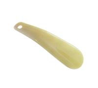 WWPMNQD Calzador 1PC 5 colores 16cm cuernos de zapato plástico negro cuerno forma cuchara calzador elevador zapatos Flexible resistente deslizamiento(Gold)