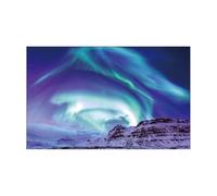 WWPMNQD Fondos de decoración para acuarios Adhesivo de Fondo for Acuario, póster Planeta Azul, decoración pecera, Papel Tapiz Autoadhesivo(54x122cm)