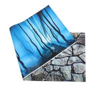 WWPMNQD Fondos de decoración para acuarios Papel de Fondo Doble Cara for pecera, película Gruesa, Adhesivo Decorativo for Acuario, Productos for el hogar, jardín