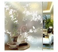 WWPMNQD Película para Ventanas Película de Ventana Mate 3D, película autoadhesiva de Vinilo de vitral, Pegatina de Ventana de Aislamiento térmico Esmerilado for Puerta de casa(90x200cm)