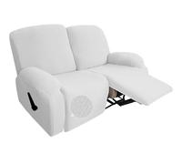WWQQKJ 6 Piezas Funda Elástica for Silla Reclinable, Funda for Silla Reclinable Elástica Jacquard Niños-Rojo(Blanc)