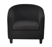 WWQQKJ Funda elástica for sillón Chesterfield de 1 Plaza, Funda for sillón de cóctel(Nero)
