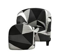 WWQQKJ Funda elástica for sillón de 1 Plaza, Antideslizante, con Estampado Chesterfield, Universal, extraíble y Lavable.(Spazio per Pensare)