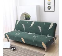 WWQQKJ Funda para Sofá Cama sin Brazos 2/3 Plazas Clic Clac Elastica Fundas Elástica para Sofá Plegable Ajustables Protectora para Sofá Cama sin Reposabrazos(W,190-210cm/74.8-82.6in)