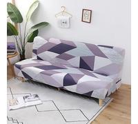 WWQQKJ Funda para Sofá Cama sin Brazos 2/3 Plazas Clic Clac Elastica Fundas Elástica para Sofá Plegable Ajustables Protectora para Sofá Cama sin Reposabrazos(S,190-210cm/74.8-82.6in)