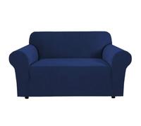WWQQKJ Fundas de sofá elásticas, Fundas de sofá, Protectores de Muebles for sofás, niños y Mascotas | Jacquard Ajustable con Base elástica(Bleu Marine,Recliner)