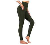 WWricotta Leggins Deportivos Mujer Push Up - Leggins Reductores Adelgazantes Leggins Mujer Pilates Mallas De Deporte Yoga con Bolsillo Interior Pantalones de compresión