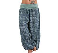 WWricotta Pantalones De Lino para Mujer - Tallas Grandes Casual Holgado Veraniego Sweatpant De Yoga Pantalones Capri Pantalone AlgodóN HaréN PantalóN