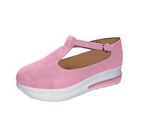 WWricotta Sandalia De Tacon para Mujer - Sandalia Ergonomica Mujer Cierre De Hebilla Forrada De Yute Sandalias De CuñA De Zueco BáSico Casual Romasenderismo Senderismo Calzado Informal