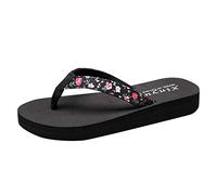 WWricotta Sandalias Sandalias Femeninas Flato Slipper Zapatos de Playa Estilo étnico Bohemia Sandalias de Mujeres Sandalias Mayores Chanclas Natación Mujer