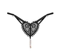 WWricotta Tanga Sexy de Encaje para Mujer, Ropa Interior, Tanga, Pantalones, lencería con Medias y Bata, Camisas Brillantes para Mujer con Perros, 188