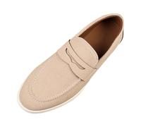 WWricotta Zapatos Casuales sin Cordones para Hombre, cómodos, de Suela, Transpirables, de Gamuza, para Conducir, Caminar, Viajar y Trabajar, Elegantes y prácticos para un Look Sofisticado