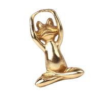 WWTU Escultura de ranas meditadoras, resinas doradas, decoración del hogar, meditaciones, estatua de animales, adorno de estantería de mesa
