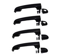 WwwBaoF8 Cubiertae Manija Puerta Coche para Hyundai Elantra GLS 4Cyl 2.0L Door Handle 2009-2010,Puerta Delantera Trasera Maneta Accesorio DecoracióN A Rayones.,G-Set 4pcs 2 Keyholes