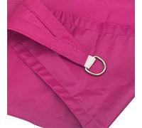 WWYL Velas De Sombra Triángulo, Verano Al Aire Libre Patio Impermeable Exterior, Protector Y Solar Protección UV. (5 x 5 x 5 m,Rosado)