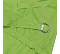 WWYL Velas De Sombra Triángulo, Verano Al Aire Libre Patio Impermeable Exterior, Protector Y Solar Protección UV. (5 x 5 x 5 m,Verde)