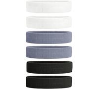WWZ889 Diadema deportiva, elástica que absorbe el sudor, adecuada para baloncesto, fútbol, correr, fitness y ejercicio, : 5.75 x 3.23 x 1.73 inches; 1.76 ounces, Plástico, Circonia cúbica