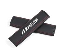 WWZS Almohadillas para Cinturón de Seguridad de Coche para Mazda MX-5 Miata NA NB NC ND, 2 Piezas Funda Cinturón de Seguridad para Proteger Hombros y Cuello