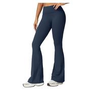 WXBCDS Pantalones Acampanados Pantalones de Yoga for Mujer, Pantalones Acampanados Deportivos, Mallas Deportivas for Gimnasio, Mallas for Mujer, Mallas for Correr con Control de Barriga(Blue,L)