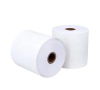 WXBCDS Papel térmico 2 Rollos de Papel for Caja registradora, 80 x 80 mm x 56 m, Papel térmico, Papel Sensible al Calor for cajeros automáticos