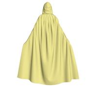 WXBHHJN Capa amarilla caqui para Halloween, Navidad, con capucha, capa negra y blanca para fiesta de cosplay de vampiro, parca, mago, bruja, cosplay