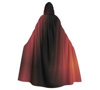 WXBHHJN Capa carmesí para Halloween Navidad con capucha, capa negra y blanca para fiesta de cosplay de vampiro, parca, mago, bruja, cosplay