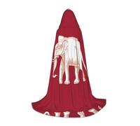 WXBHHJN Capa con capucha con estampado de bandera de soberanía siamesa, capa unisex de disfraz de mago para Halloween, cosplay y fiestas temáticas, Negro, Large