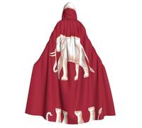 WXBHHJN Capa con capucha con estampado de bandera de soberanía siamesa, capa unisex para adultos, para disfraces de cosplay de Halloween