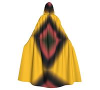 WXBHHJN Capa de rejilla Dizzy para Halloween, Navidad, con capucha, capa negra y blanca para fiesta de cosplay de vampiro, parca, mago, bruja, cosplay