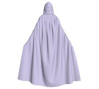 WXBHHJN Capa púrpura claro para Halloween, Navidad, con capucha, capa negra y blanca para fiesta de cosplay de vampiro, parca, mago, bruja, cosplay