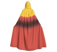WXBHHJN Capa roja borrosa para Halloween, Navidad, con capucha, capa negra y blanca para fiesta de cosplay de vampiro, parca, mago, bruja, cosplay