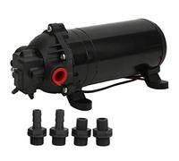 WXCHISU Bomba de diafragma para el hogar, Motor de Alta presión de 12V, Controlador eléctrico de plástico de ingeniería para Yates de Agua