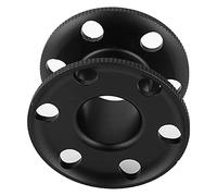 WXCHISU Durable aleación de Aluminio Buceo Dedo Carrete Buzo Accesorio de Snorkel subacuático (Negra)