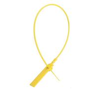 WXCHISU Etiquetas de seguridad desechables, etiquetas antirrobo para venta minorista, ropa, zapatos, bolsos, logística, supermercado, uso industrial con función de bloqueo, (Amarilla)