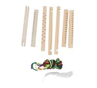 WXCHISU Kit de telar para niños, para manualidades de madera, juguete educativo creativo para niñas y niños, desarrolla habilidades motoras, incluye hilo e instrucciones