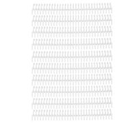 WXCHISU Tiras de encuadernación de 30 orificios de 22 mm, para hojas múltiples, material PP duradero, juego de 10 piezas para encuadernación manual de papel, giro de página suave, (Blanca)
