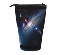 WXCJWD A Fascinating Universe - Estuche telescópico retráctil para lápices y estuche de almacenamiento de artículos de papelería, adecuado para entornos de oficina