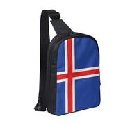 WXCJWD Bandolera con diseño de bandera de Kenia para mujeres y hombres, bolso bandolera de moda para Bakpack casual con correa de hombro convertible., Bandera de Islandia, Talla única