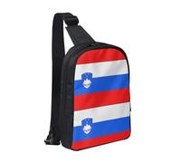 WXCJWD Bandolera con la bandera de Ucrania para mujeres y hombres, bolsa bandolera de moda Bakpack casual con correa de hombro convertible., Bandera de Eslovenia, Talla única