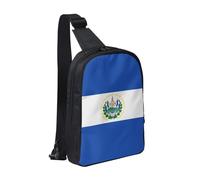 WXCJWD Bandolera de la bandera de Chile para mujeres y hombres, bolsa bandolera de moda Bakpack casual con correa de hombro convertible., El Salvador, Talla única