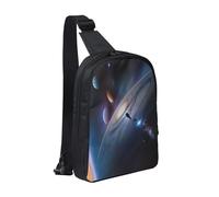 WXCJWD Bolso bandolera de camuflaje militar para mujeres y hombres, bolso bandolera de moda Bakpack casual con correa de hombro convertible., Un universo fascinante, Talla única