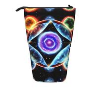 WXCJWD Cosmic Stars - Estuche telescópico retráctil para lápices y artículos de papelería, ideal para entornos de oficina