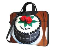 WXCJWD Delicious cakes Laptop y tablet, diseño elegante, tela duradera e impermeable, casual de negocios, Black, 15.6 inch