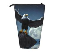 WXCJWD Eagle Under The Stars - Estuche telescópico retráctil para lápices portátil y caja de almacenamiento de papelería, adecuado para entornos de oficina