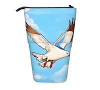 WXCJWD Flying Seagulls - Estuche telescópico retráctil para lápices de maquillaje portátil y caja de almacenamiento de papelería, adecuado para entornos de oficina