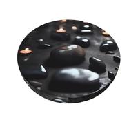 WXCJWD Fundas de asiento redondas de 33 cm, lavables, elásticas, para sillas de bar de 12 a 14 pulgadas