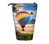 WXCJWD Hawaii - Estuche telescópico retráctil para lápices de globos aerostáticos y caja de almacenamiento de papelería, adecuada para entornos de oficina