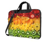 WXCJWD Laptop y tablet de frutas frescas, diseño elegante, tela duradera e impermeable, casual de negocios, Black, 13 inch