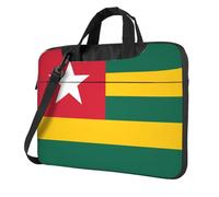 WXCJWD Laptop y tablet Flag of Togo, diseño elegante, tela duradera e impermeable, informal de negocios, Black, 15.6 inch
